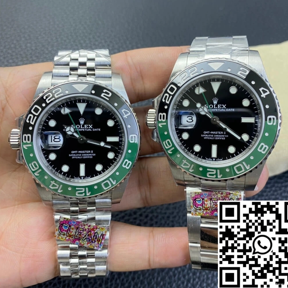Master GMT II M126720VTNR-0001 Factory Rolex Black Clean Dial 0116